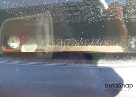 2010 Honda Insight Ex z USA, uszkodzony, nr VIN JHMZE2H77AS033698